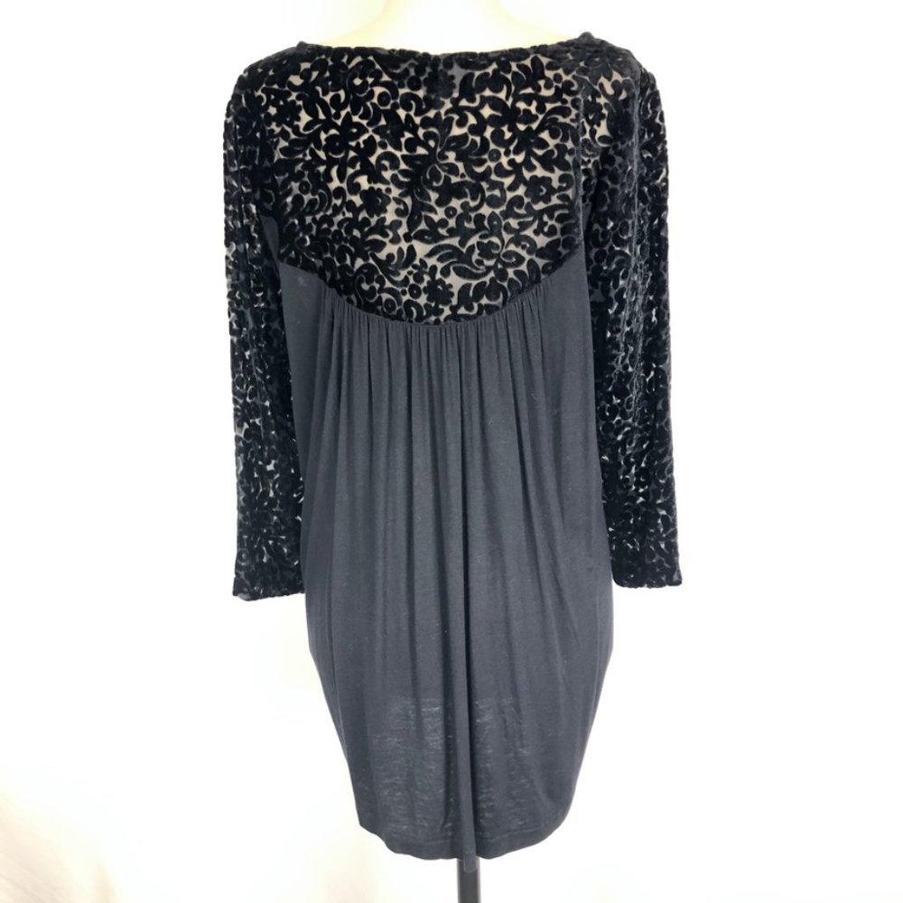 Sunday in Brooklyn Velvet Burnout Knit Top Anthro - Picture 2 of 8